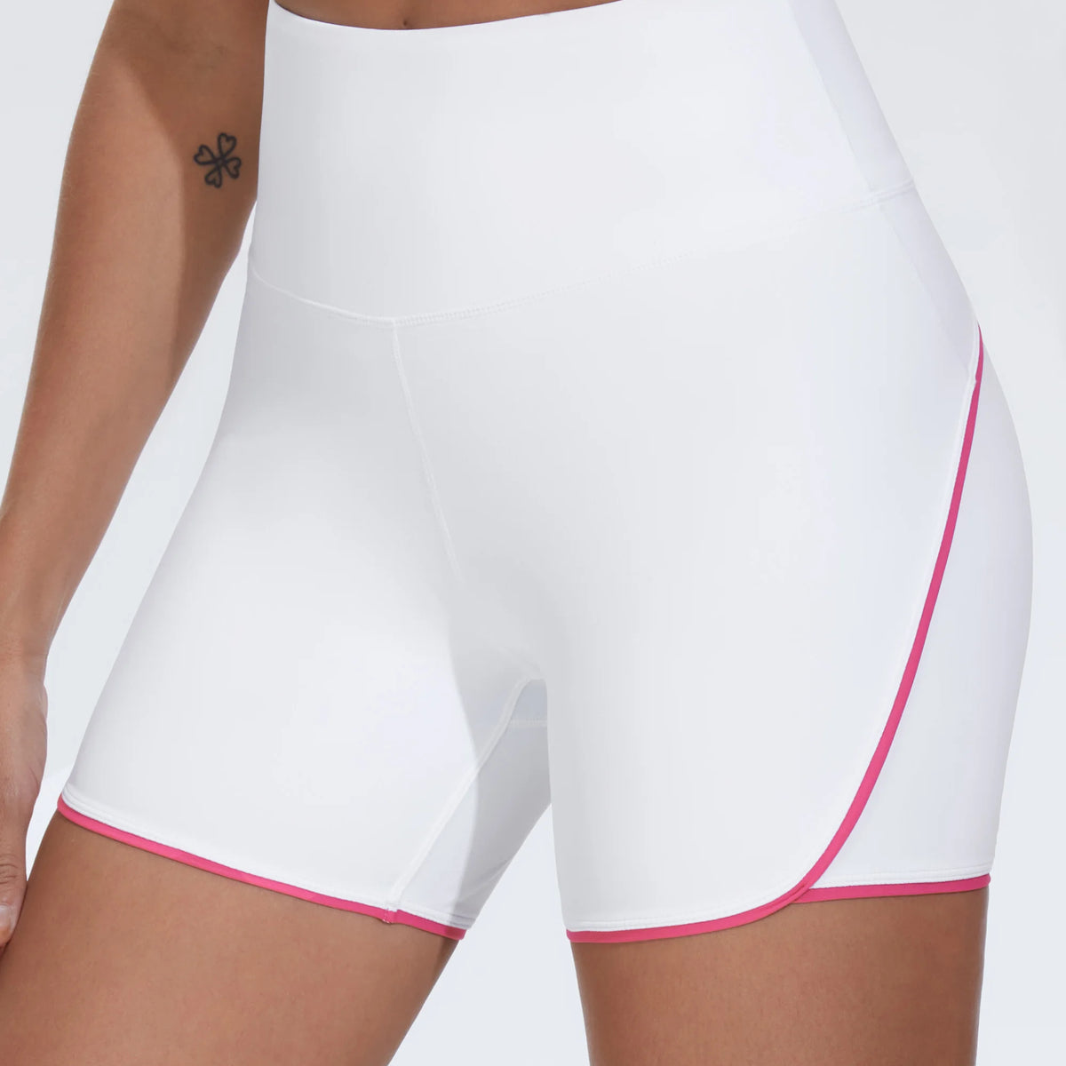Women's High-Waisted Running & Yoga Dolphin Shorts