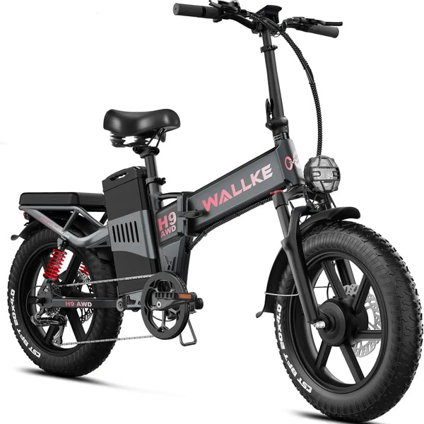 Powerful H9 AWD E-Bike: Foldable, 2000W Dual Motor
