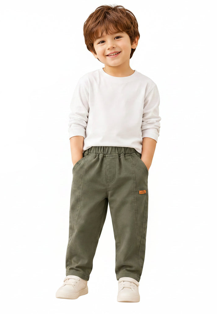 Kids Cotton Casual Pants & Capris Spring Baby Clothes