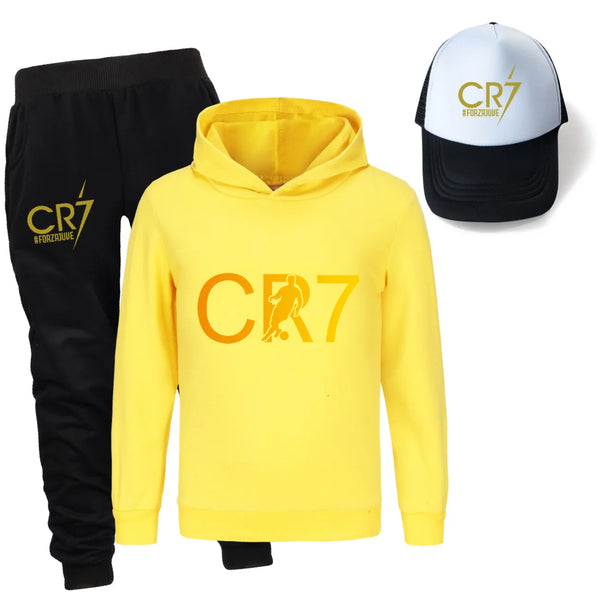 Kids' CR7 Autumn Football Tracksuit Boys & Girls Sportswear
