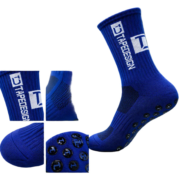 Men's Non-Slip Running & Football Socks Thick Athletic Crew