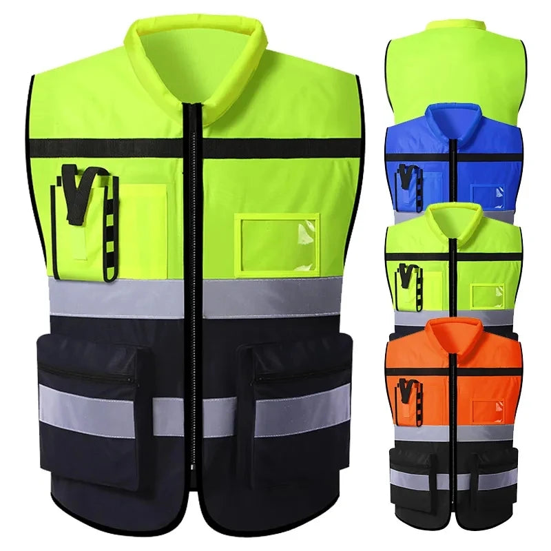 Reflective Construction Vest: Improved Visibility, Enhanced Safety