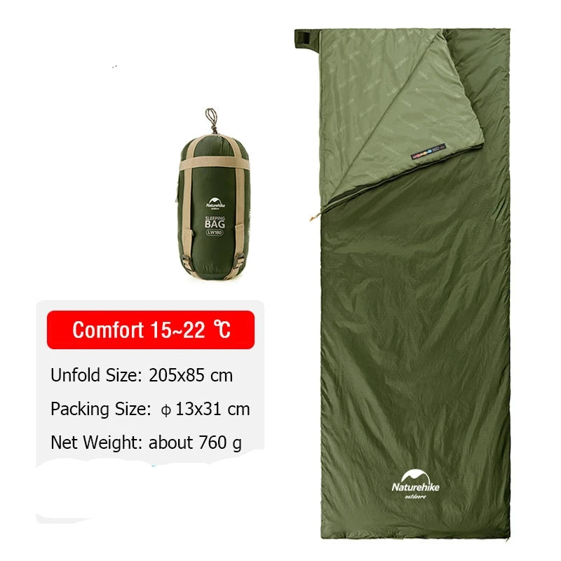 Ultralight Portable Sleeping Bag for Spring & Summer Camping