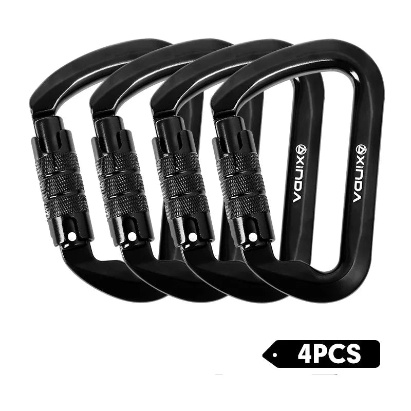 High-Strength Aluminum Carabiner: Perfect for Outdoor EnthusiastsSafety Accessories24 Hour Sport