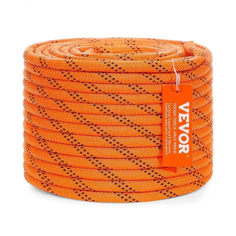 120ft High-Strength Polyester Rope: 48-Strand, Dual-Weave