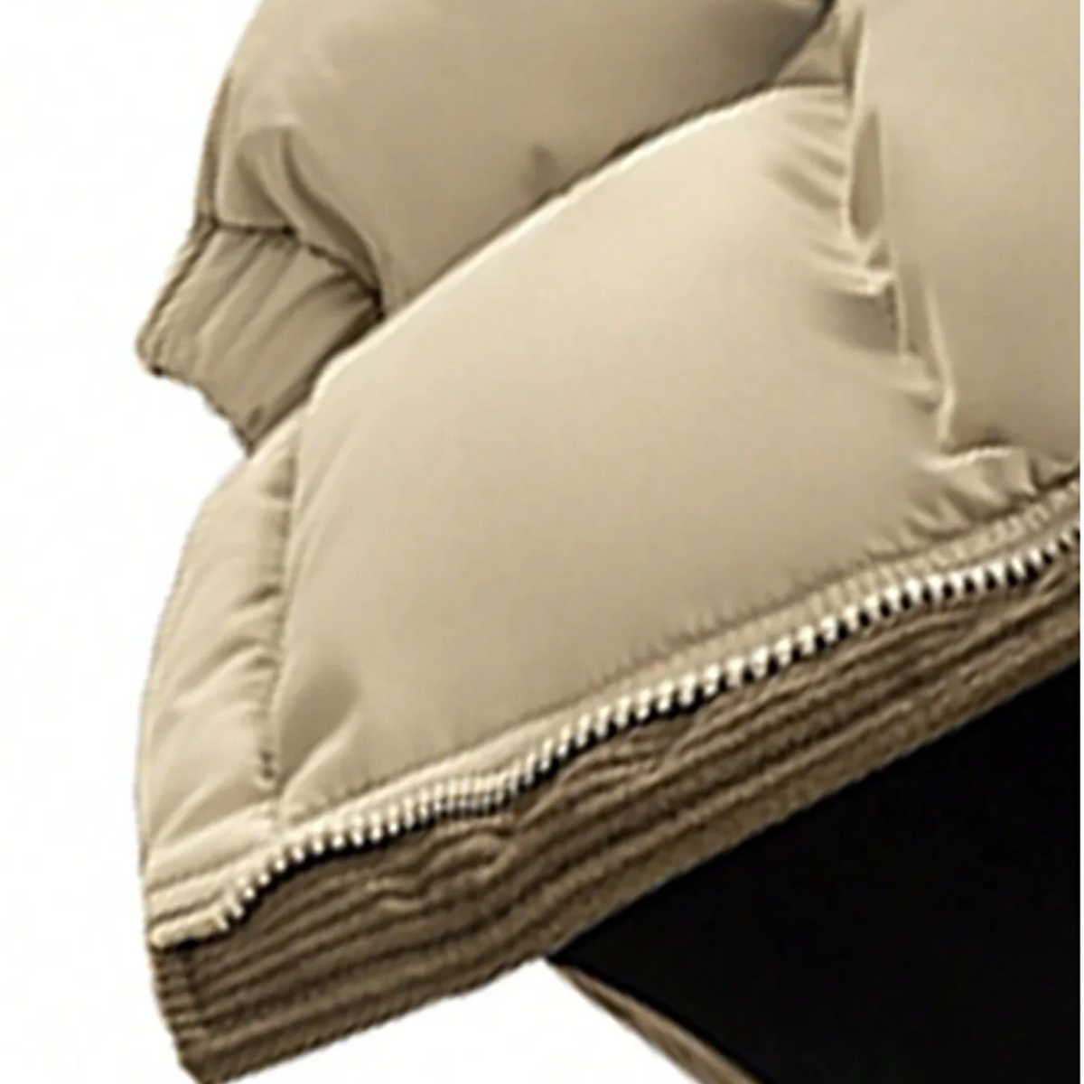 Men's Warm Puffer Jacket: Cotton Padded, Hooded Windbreaker Parka for Winter