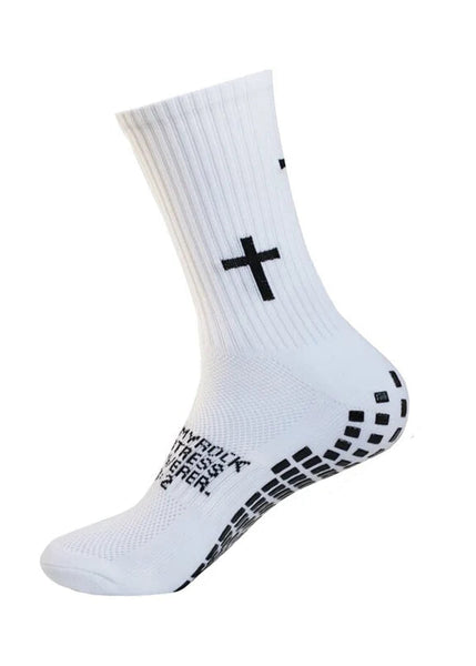 Anti-Slip Athletic Performance Socks for Soccer, Basketball & Tennis