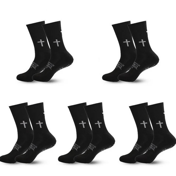 Anti-Slip Athletic Performance Socks for Soccer, Basketball & Tennis