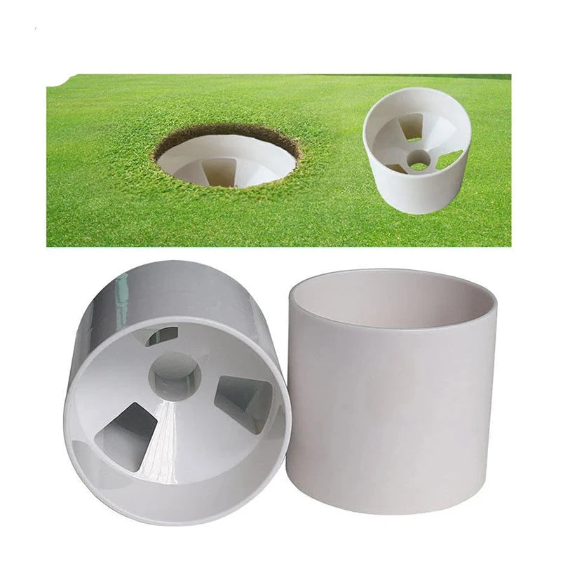 Portable Golf Practice Set: Hole Cup, Flag, Training Tool