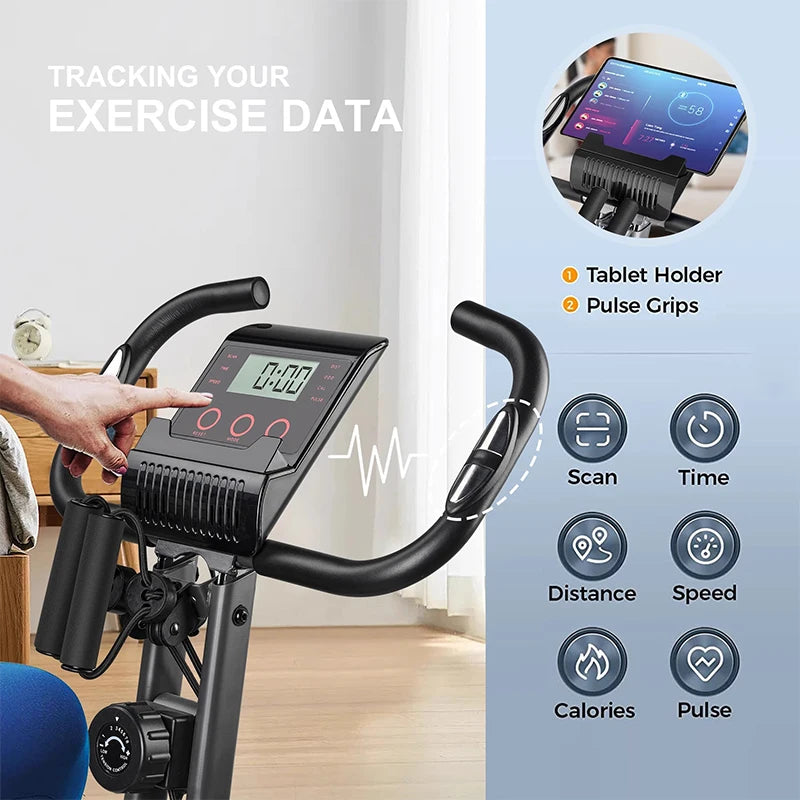 Magnetically Controlled Foldable Indoor Bike