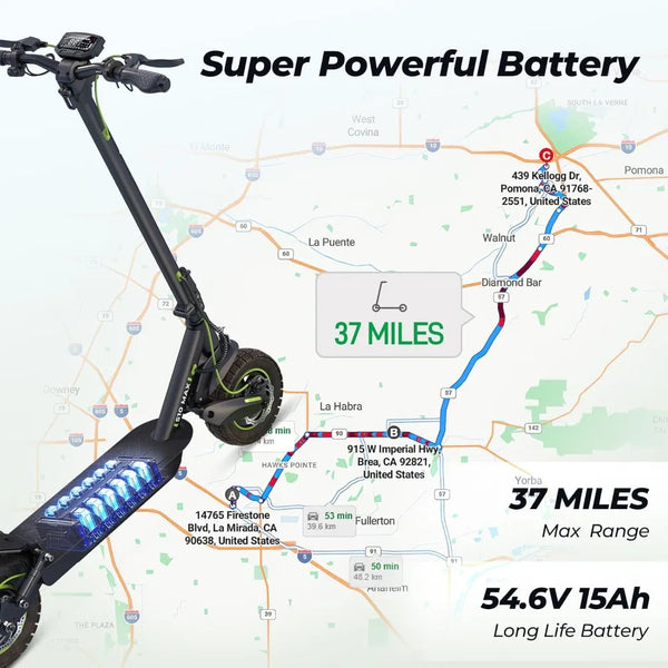 S10Max Electric Scooter: Rugged Off-Road Adventure