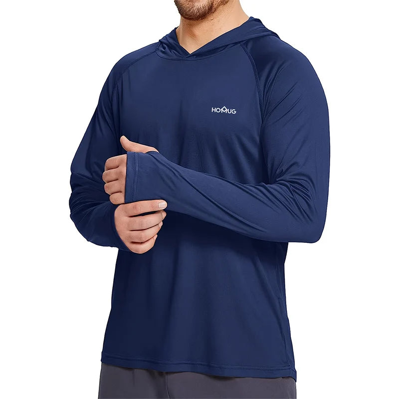 Long Sleeve Sun Protection Hoodie Quick-Dry Fishing Gear