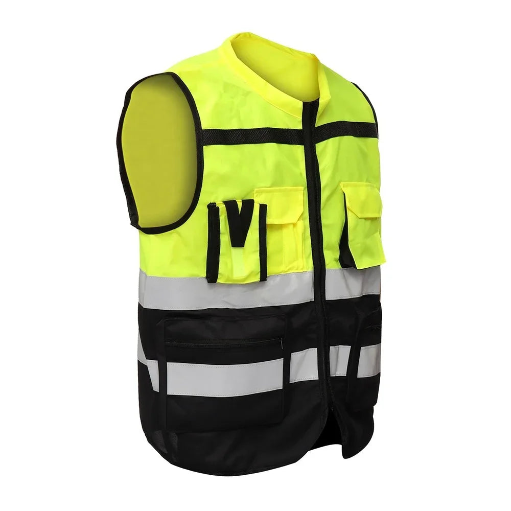 High Visibility Safety Vest, Reflective Jacket, Security Waistcoat