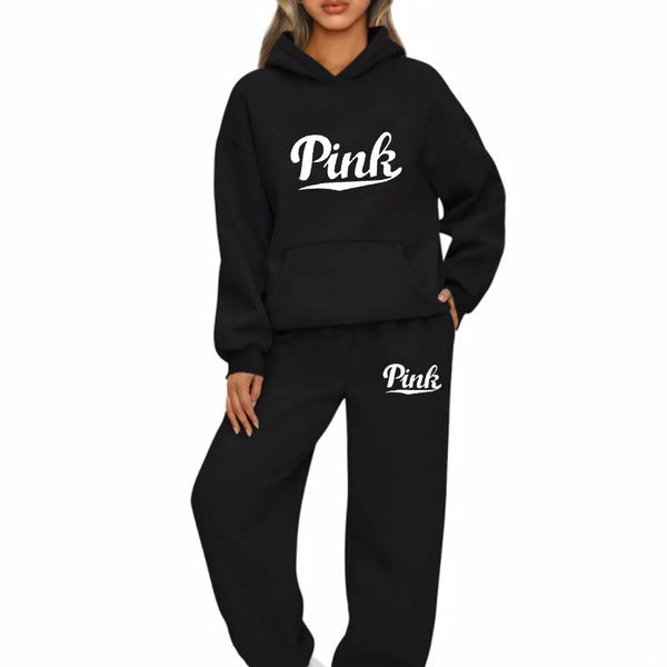 Hooded Sweatshirt & Jogging Pants Set