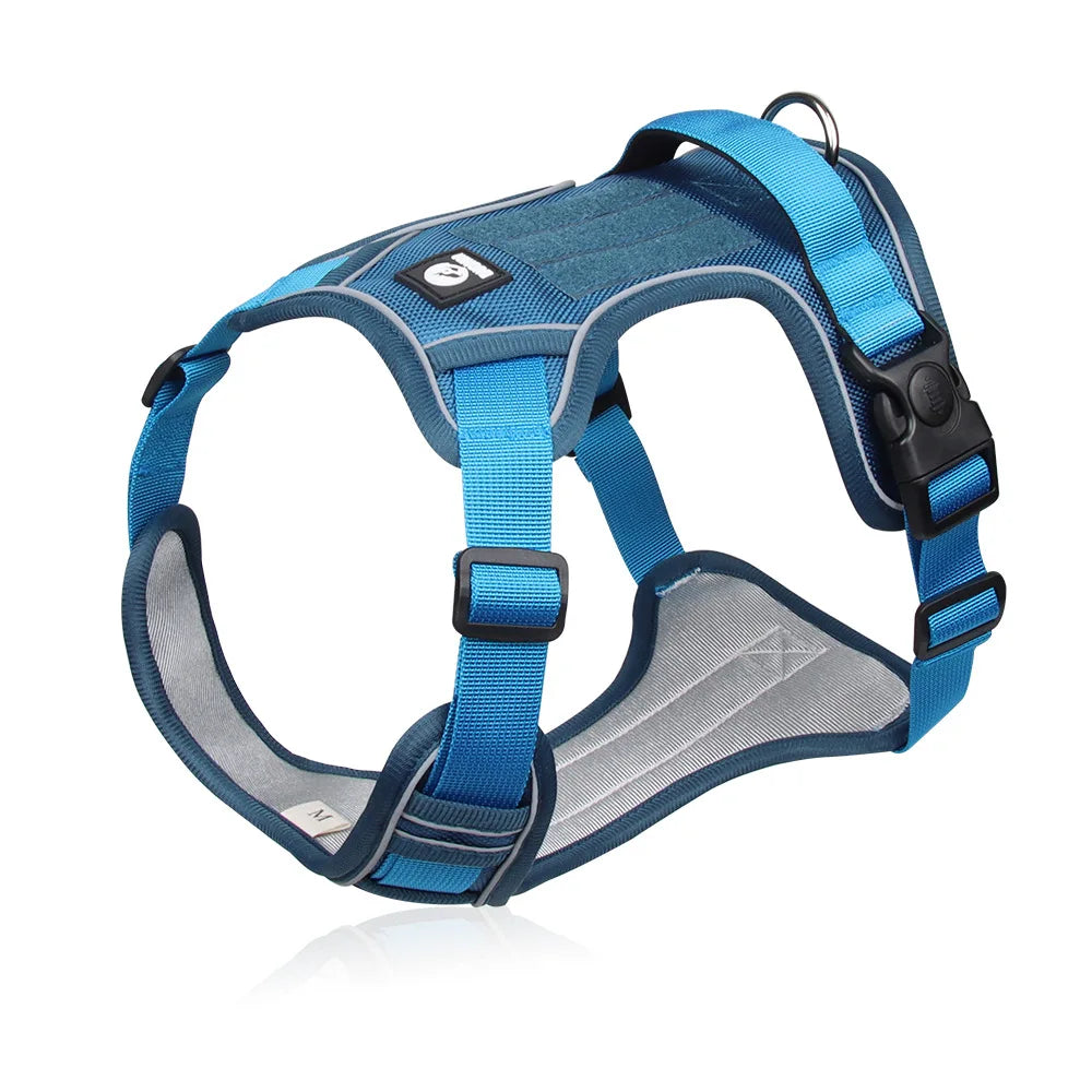 Reflective Padded Dog Harness Adjustable Safety Vest for All Dogs