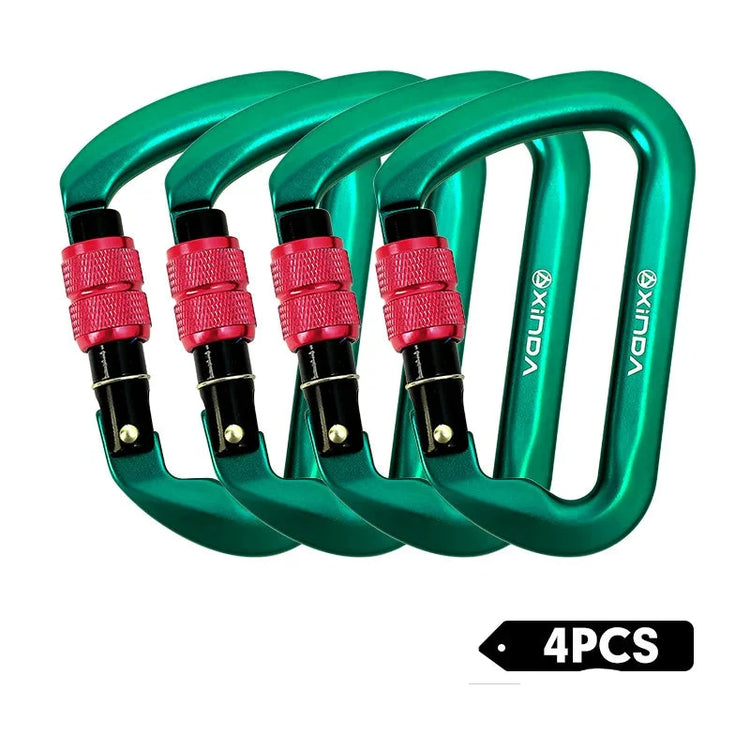 High-Strength Aluminum Carabiner: Perfect for Outdoor EnthusiastsSafety Accessories24 Hour Sport