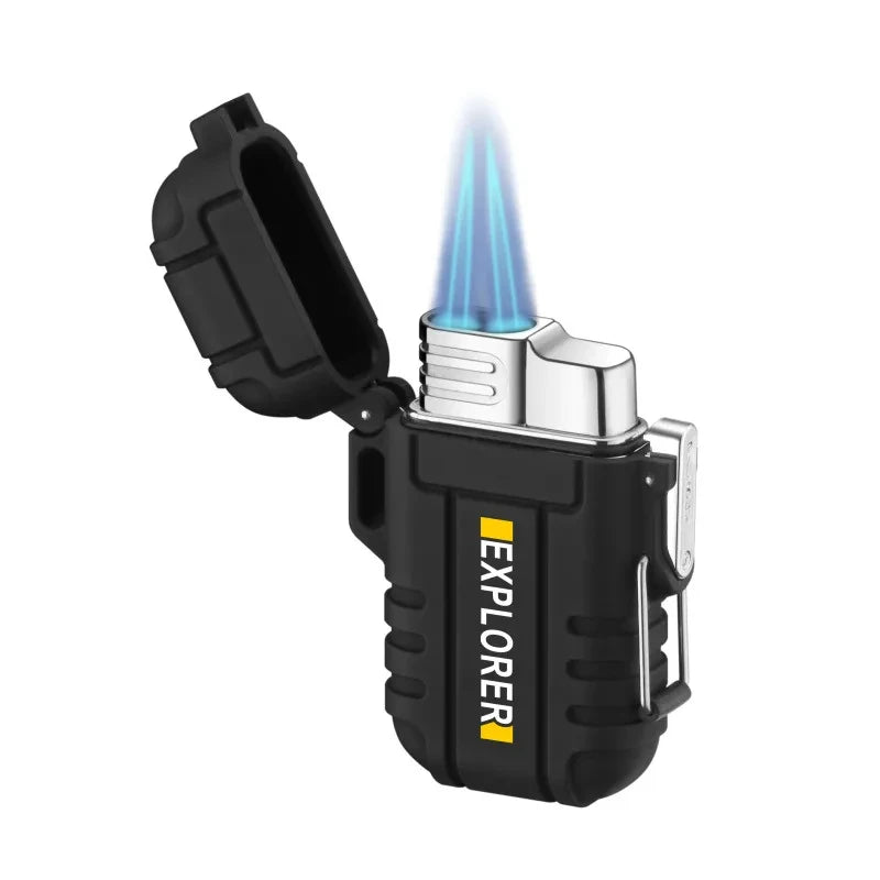 Waterproof Camping Lighter with Lanyard
