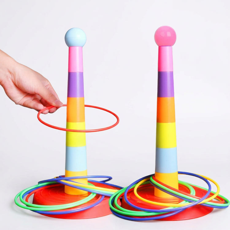 Educational Circle Stacking Toy Perfect for Parent Child PlaySport Toys For Kids24 Hour Sport