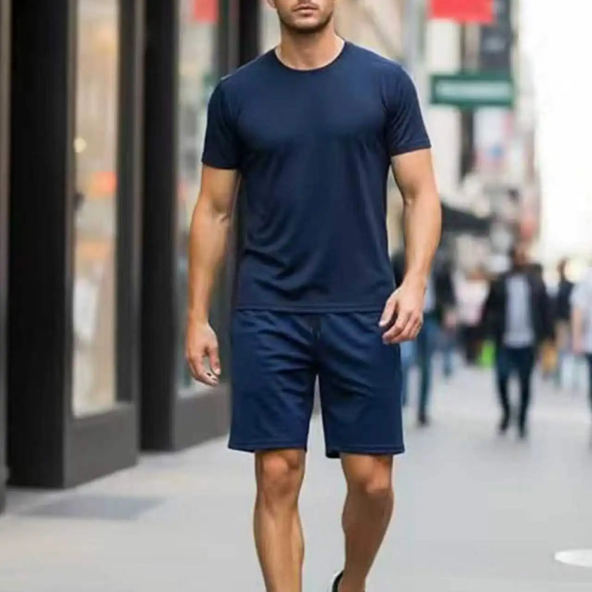5-Pack Men's Mesh Athletic Shorts with Zipper Pockets Quick-Dry