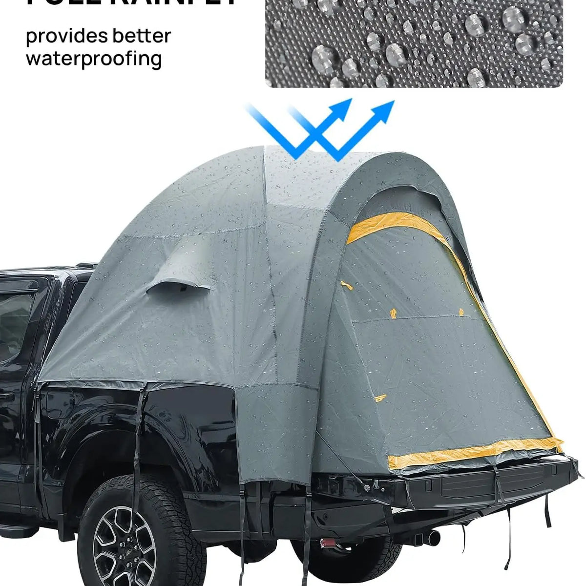 Pickup Truck Tent 2.0: Waterproof, Double-Layer, Portable