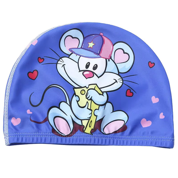 Cartoon Animal Swim Caps for Kids