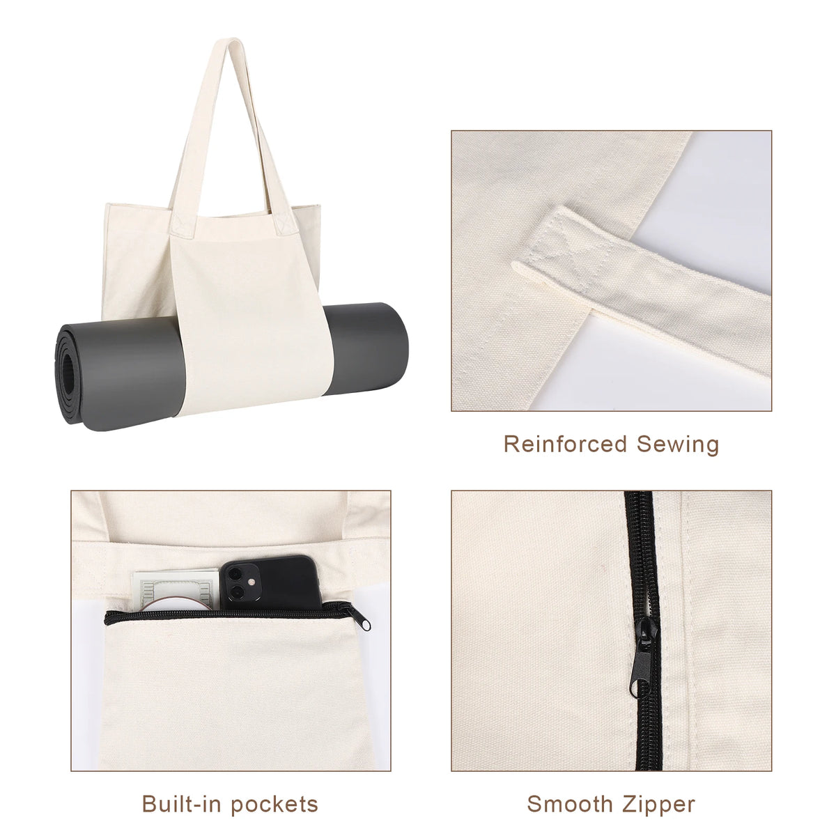 Gym Bag with Mat Compartment