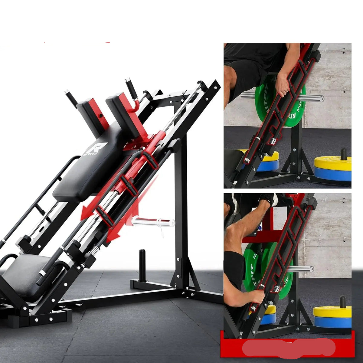 Pro-Grade Leg Press for Home Gyms Hack Squat IncludedWeight benches24 Hour Sport