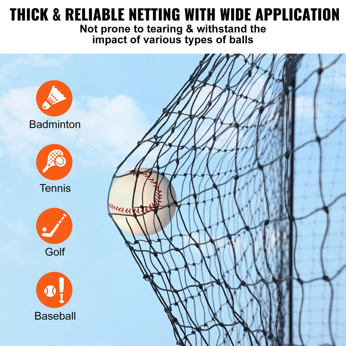 Professional Baseball Batting Heavy-Duty Portable Practice Net