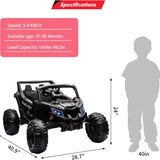2-Seater 24V Kids Ride-On UTV