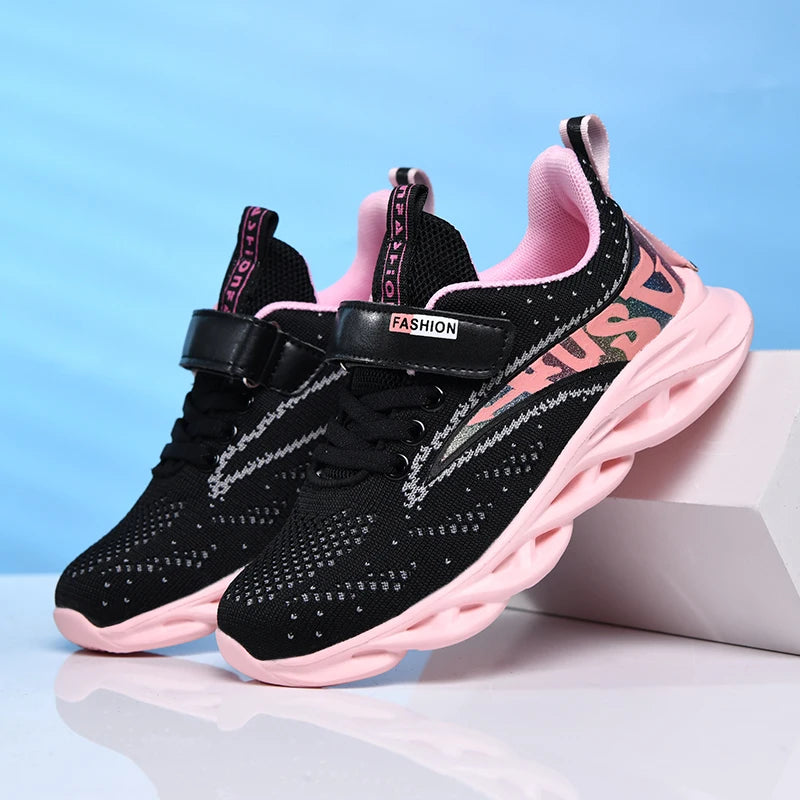 Mesh Athletic Sneakers for Young Girls