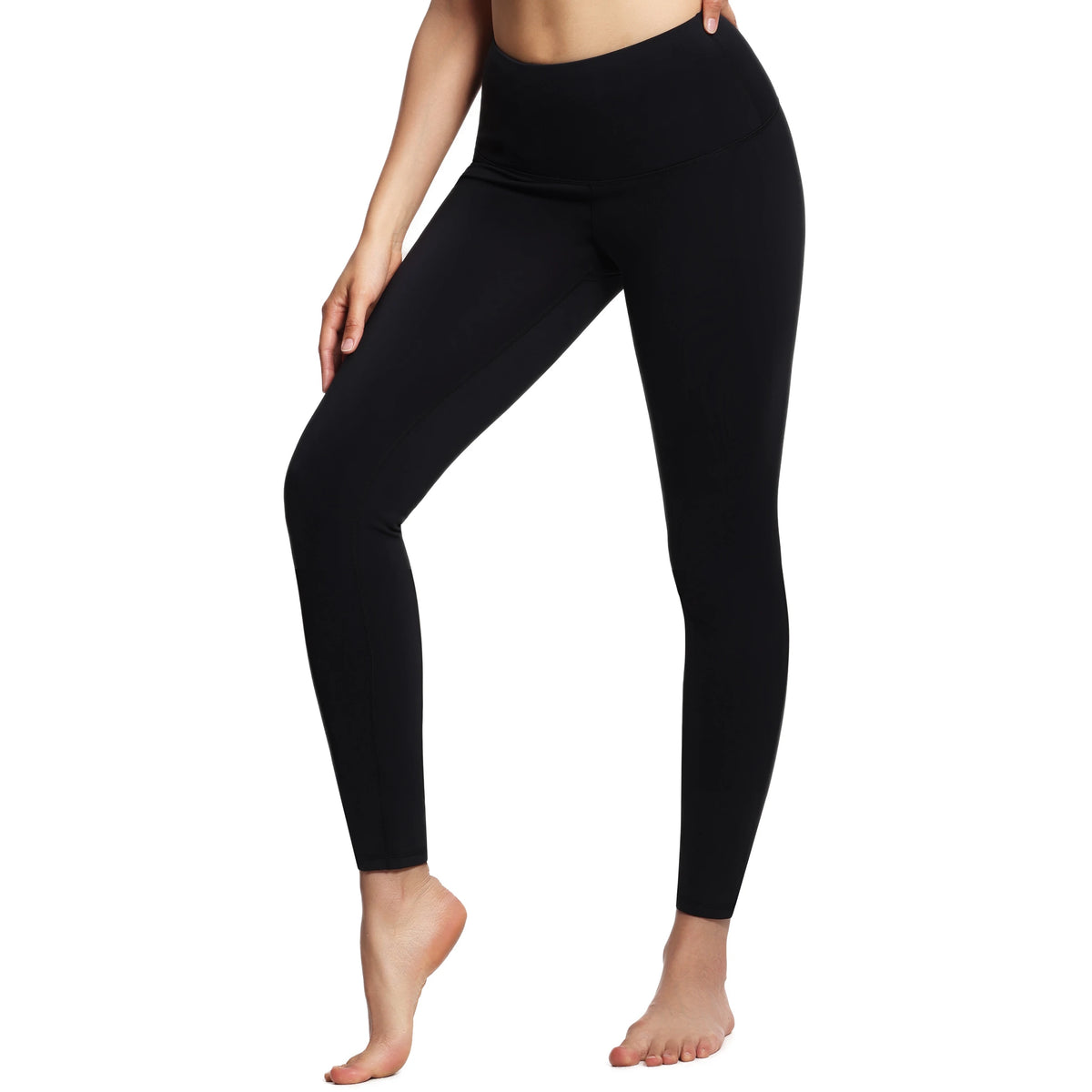 Soft High-Waist Yoga Leggings: Squat-Proof Running Pants