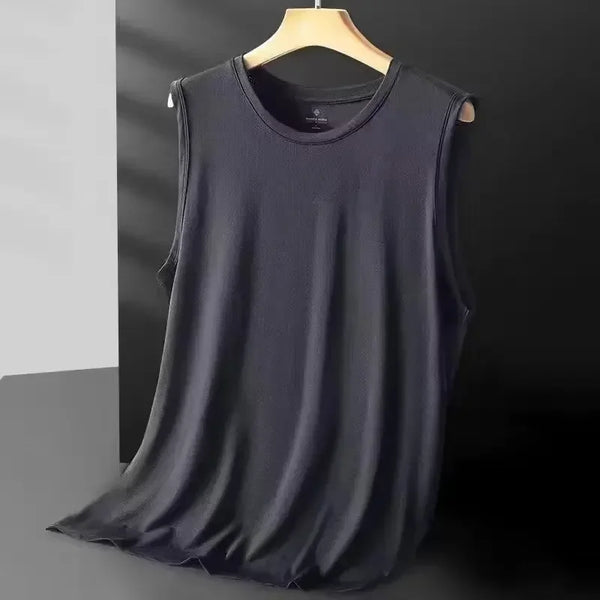 Men's Ice Silk Mesh Tank Breathable Summer Vest