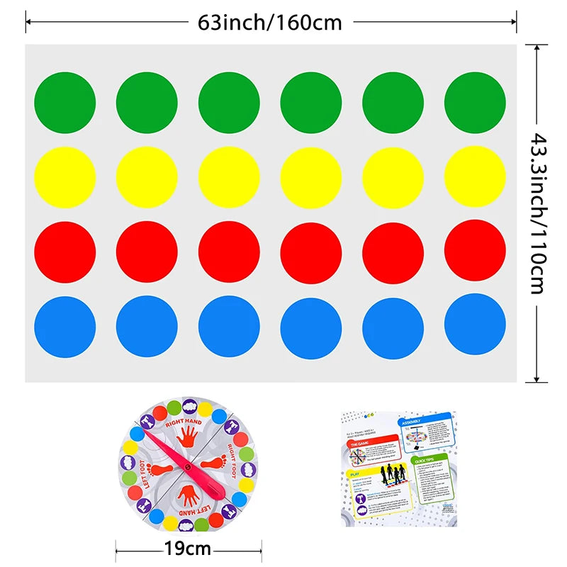 Indoor/Outdoor Twister: Classic Fun