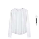 DRUR Fitness T-shirts Women Running Shirts Long Sleeve Quick Dry Breathable Sports Top Jogger Workout Pullover Top Sportswear 24 Hour Sport