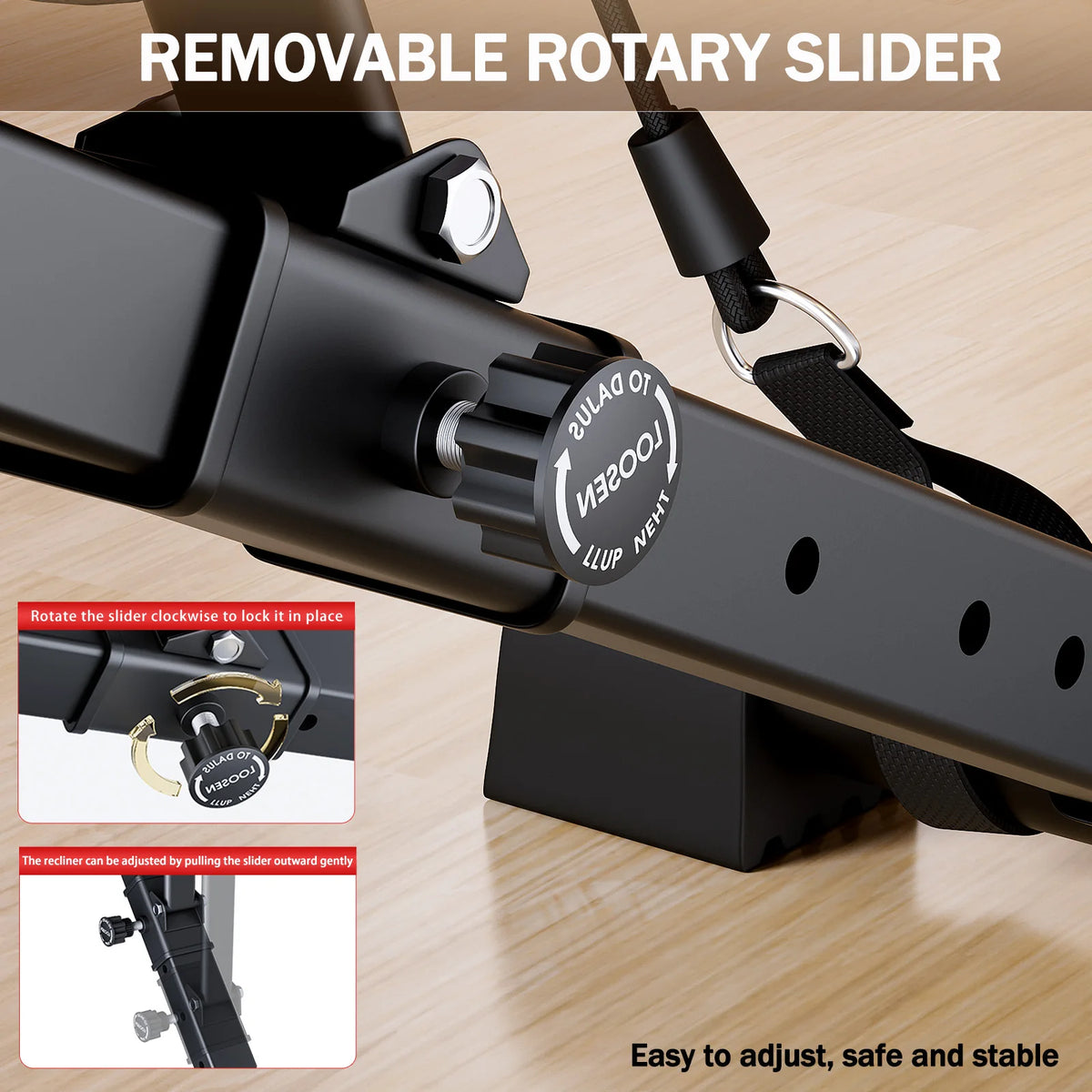 Adjustable Weight Bench Foldable Full Body Workout