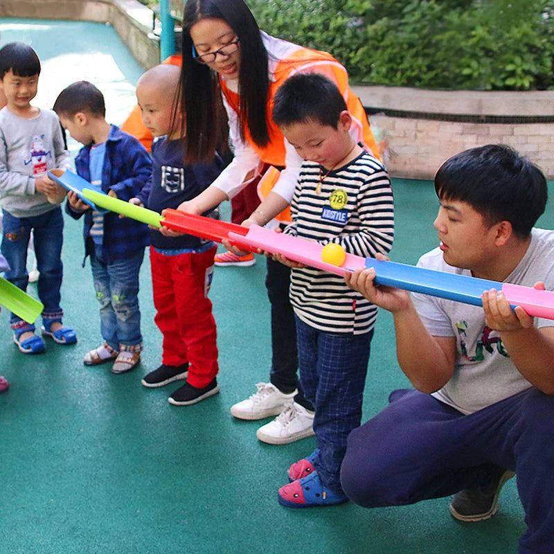 U-Shaped Ball Track: A Parent-Child Bonding Experience