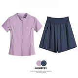 DRUR Short Sleeve Tracksuit Set for Women With Sport Jackets and Shorts with Pockets 2 Piece Running Gym Outfit Summer Yoga Suit 24 Hour Sport