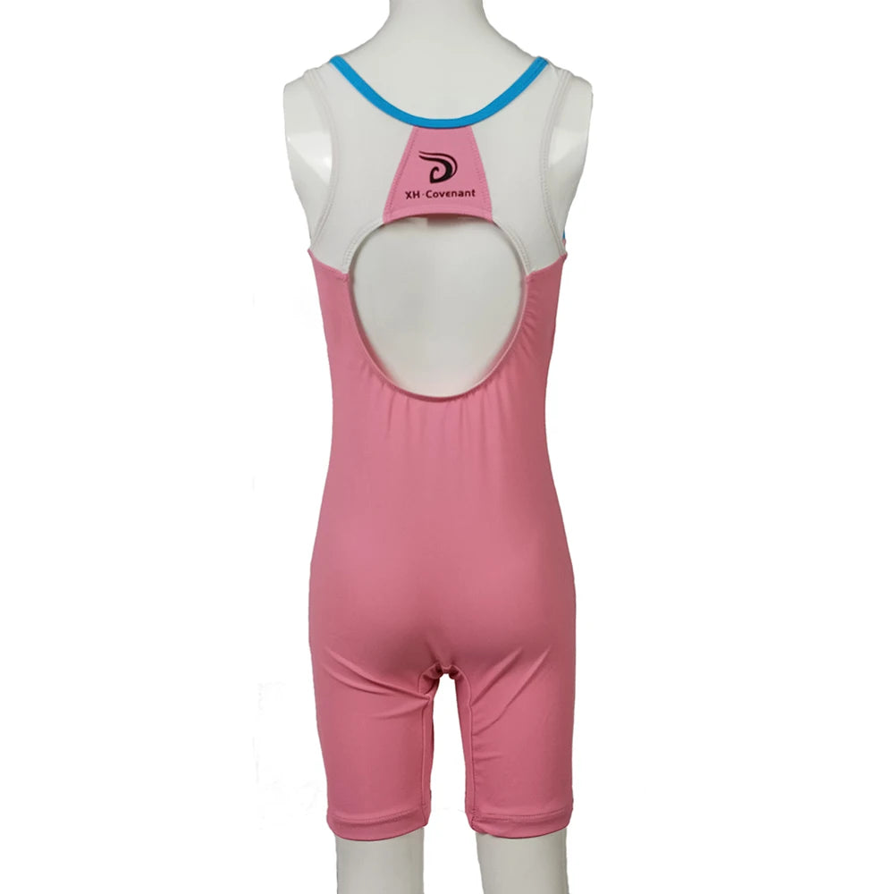 Children s One Piece Swimsuit with Front ZipGirl's Swimsuit24 Hour Sport