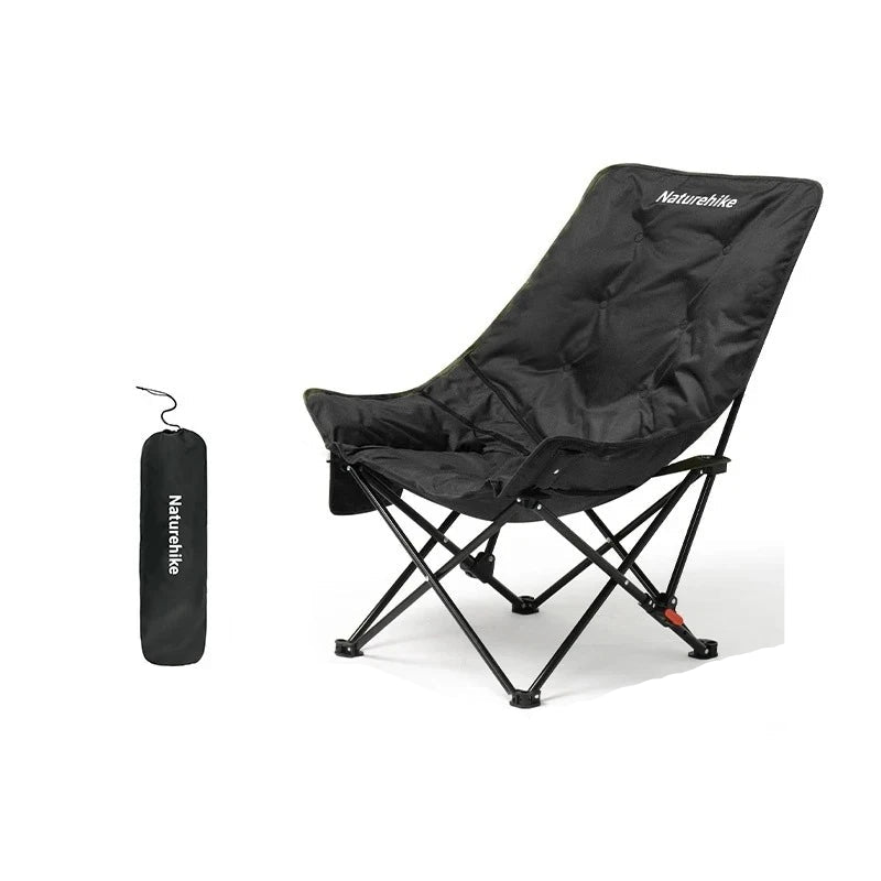 Portable Outdoor Reclining Moon 2-Position Camping Chair