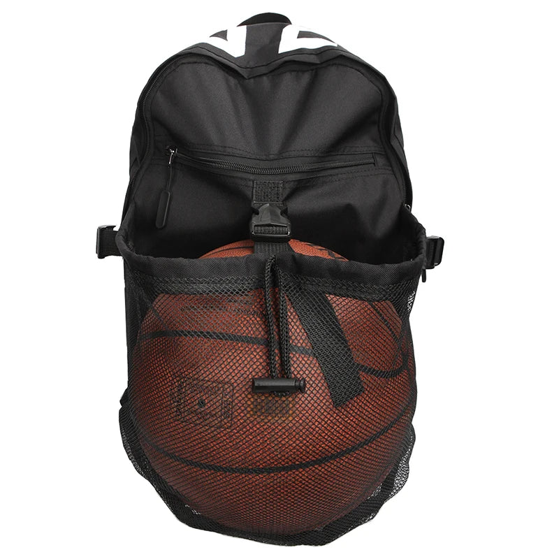 Small Basketball Backpack 20-25L Portable Basketball Backpack with Kettle PocketGym Bag24 Hour Sport