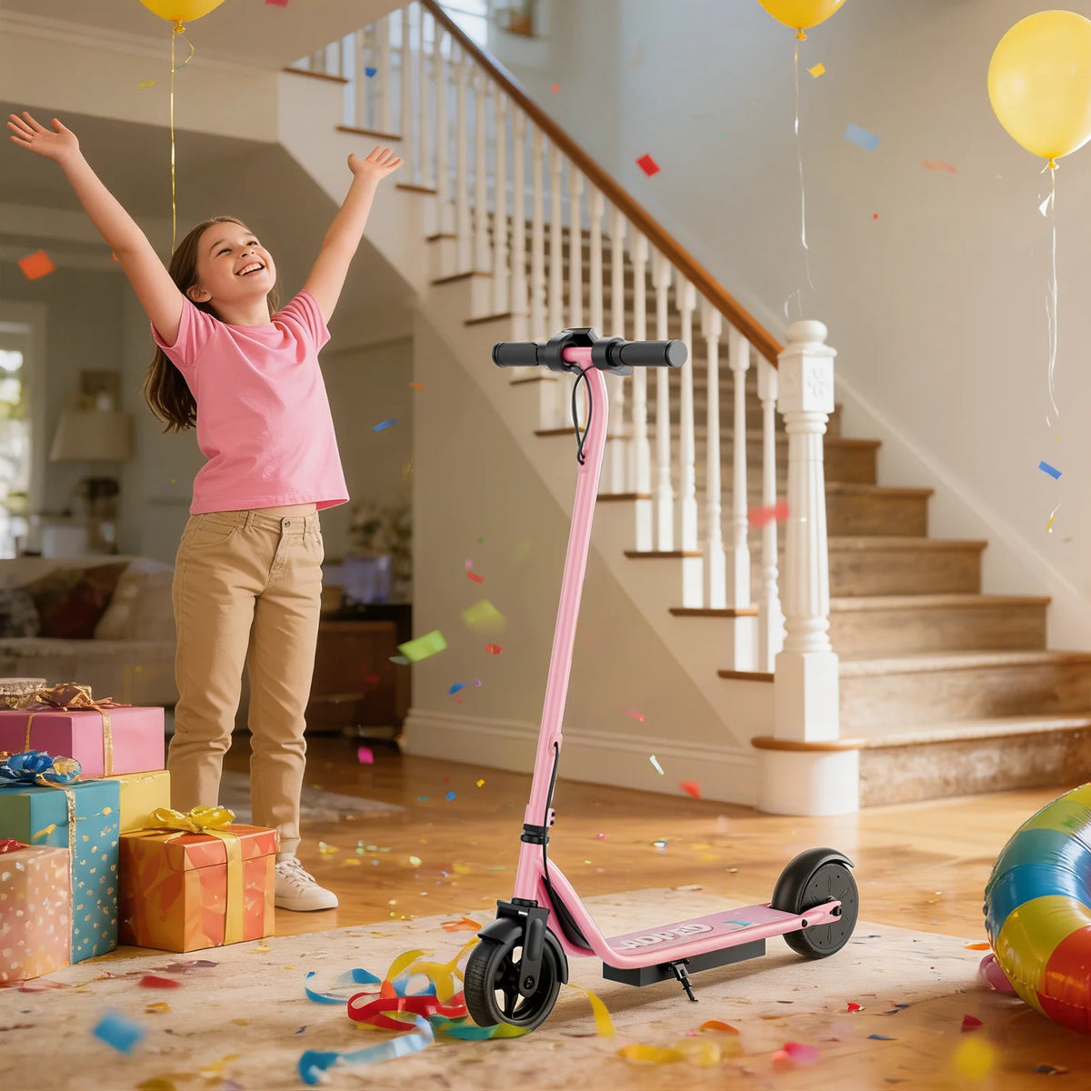 250W Kids Electric Scooter | Up to 10 Mile Range & 3 Speed Modes