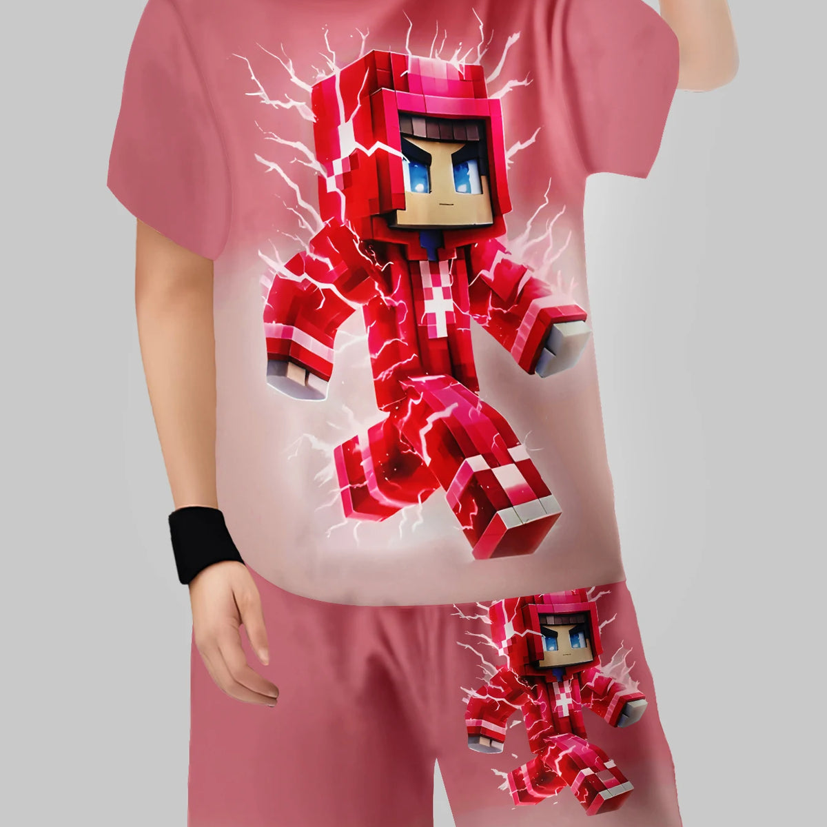 Boys' Block Character Print Short Sleeve T-Shirt