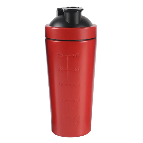 Stainless Steel Sports Shaker Bottle, Leakproof & Durable