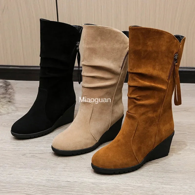 Stylish & Cozy: Vintage Suede Ankle BootsWomen's Boots24 Hour Sport