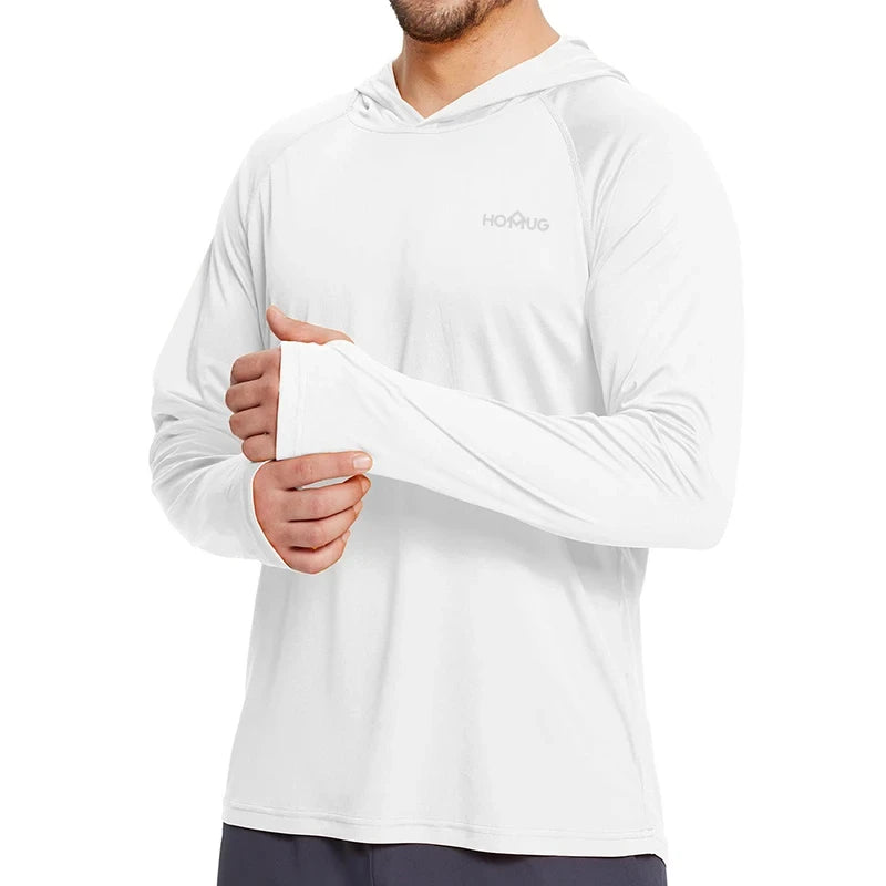 Long Sleeve Sun Protection Hoodie Quick-Dry Fishing Gear