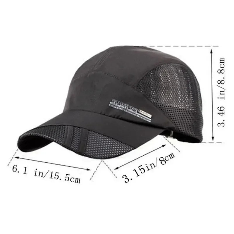 Adjustable Quick-Dry Mesh Cap