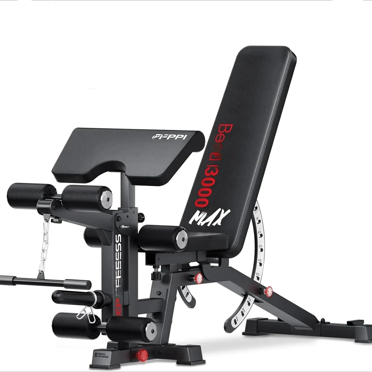 Adjustable Weight Bench with Leg Extension & Sit-Ups
