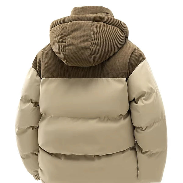 Men's Fleece-Lined Winter Parka Warm Heavyweight Jacket