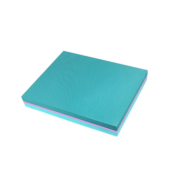 Contrast Color Yoga & Pilates Mat - Soft TPE, Non-Slip, 40x33x6cm

