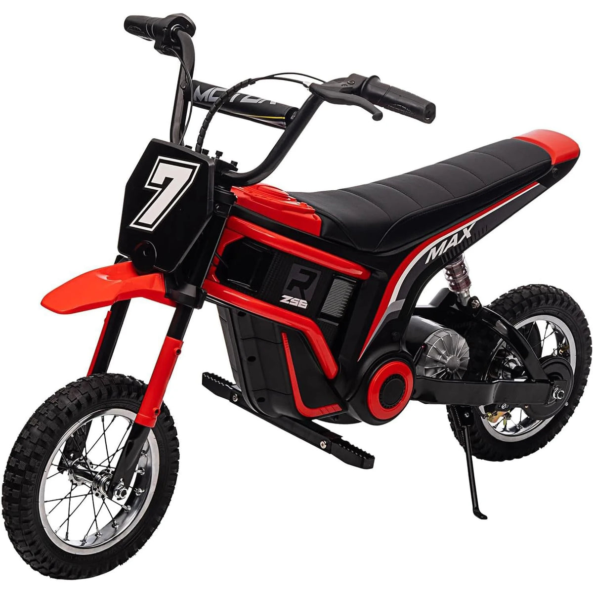Kids 24V Ride-On Motorcycle - 135lb Capacity & 2-Speed Modes